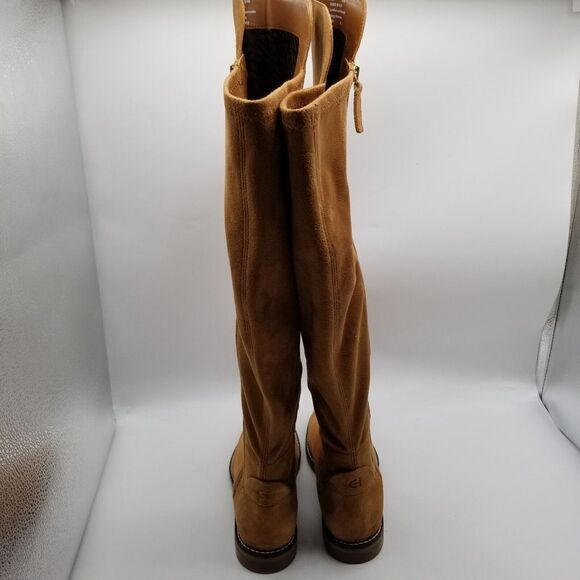 Cole Haan Women's Chase Tall Knee Boots Size 5.5 B  Brown Suede Side Zip - Picture 7 of 11